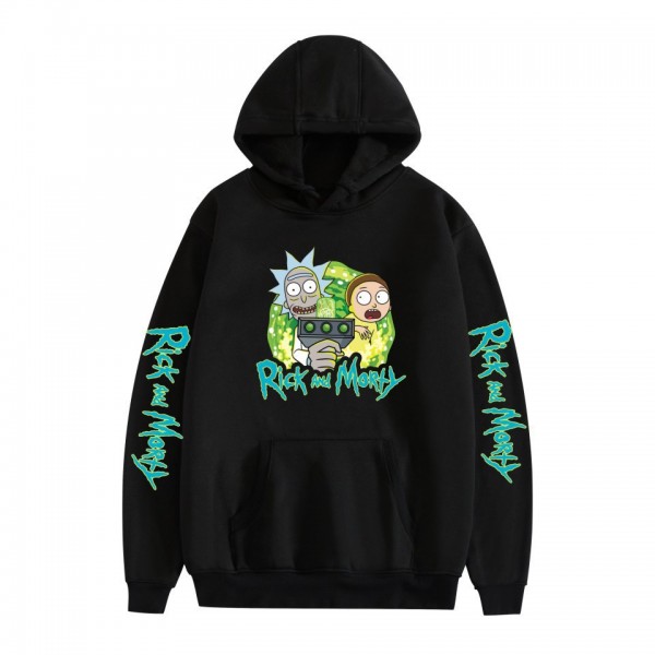 Oversized Streetwear Rick And Morty Hoodies