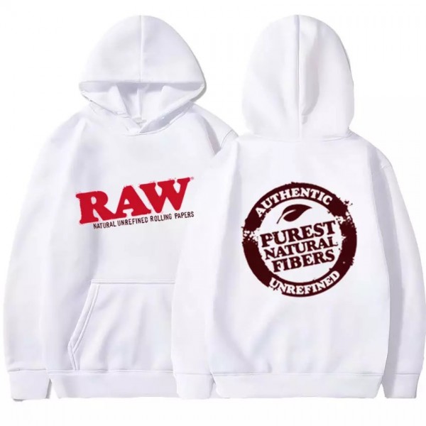 Raw Letter Graphic Fashion Hoodie Unisex Sweatshirt