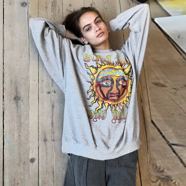 Sun Graphic Printed Sweatshirt