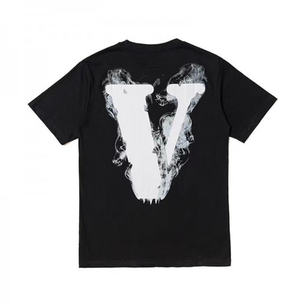 Printed V Letter Shirts Hip Hop Fashion Graphic Tee