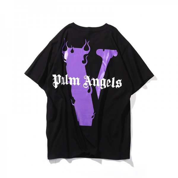 Loose Flame Vlone Printed Palm Angels T-shirts