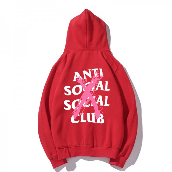 Oversized Hoodie Anti Social Social Club Printed Sweatshirts