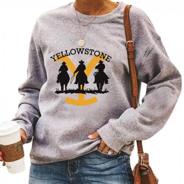Ladies Yellowstone Crewneck Sweatshirt