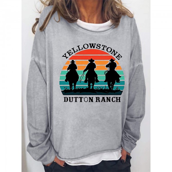 Yellowstone Rip Dutton Ranch Crewneck Sweatshirt