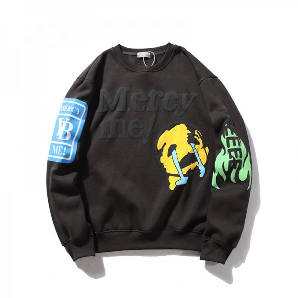 Unisex Mercy Me Cry Face Crewneck Sweatshirts