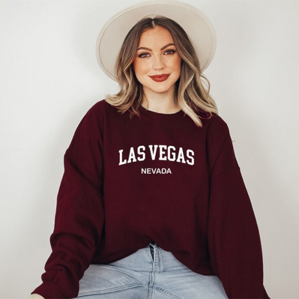 Women's Las Vegas Nevada Crew Neck Sweatshirts