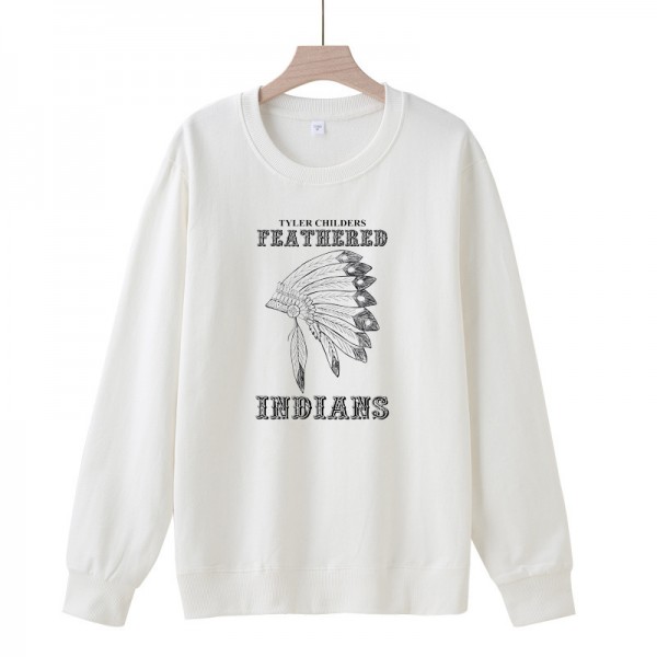 Ladies Feathered Indians Tyler Childers Crewneck Sweatshirts