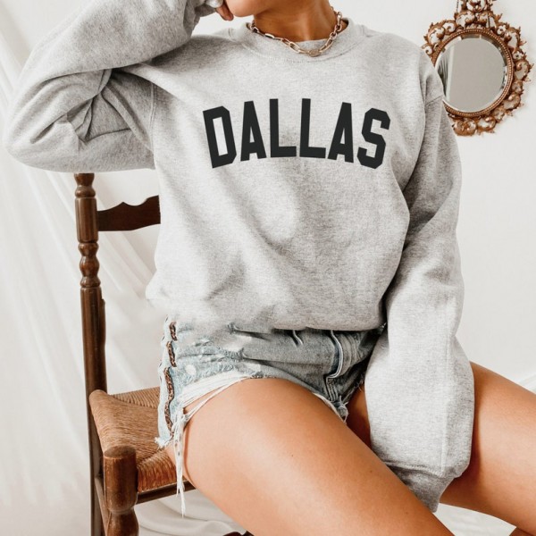 Ladies Dallas Crewneck Sweatshirts