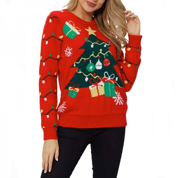 Funny Christmas Tree Ugly Pullover Sweater