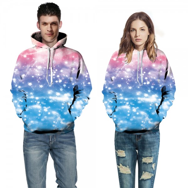 Star Galaxy 3D Printed Hoodies Sweatshirt Pullover