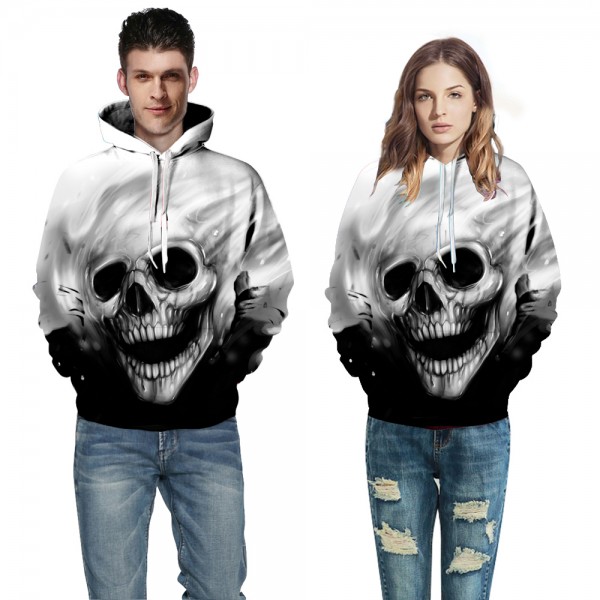 Cool Skull Hoodies 3D Printed Sweatshirt Pullover