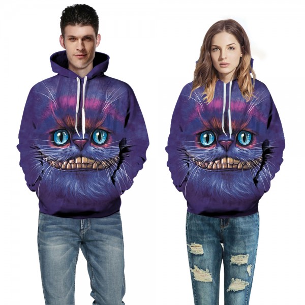 Cheshire Cat Sweatshirt Hoodie Pullover For Men & Women