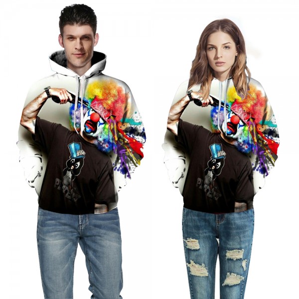 Clown Design 3D Sweatshirt Hoodies