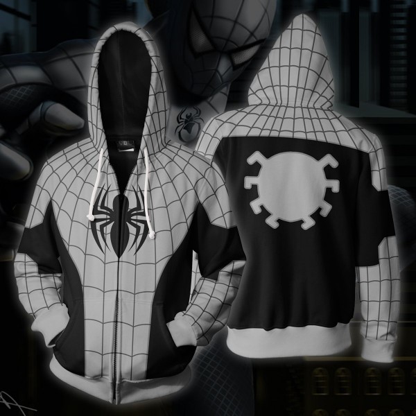 Armored Spiderman Zip Up Hoodie Jacket