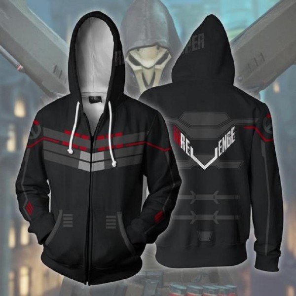 Overwatch Hoodie - Bleach 3D Zip Up Hoodies Jacket Coat