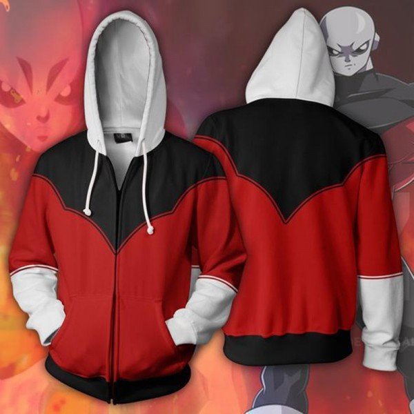 One Punch Man Hoodies - Saitama Red 3D Zip Up Hoodie Jacket Cosplay Costume