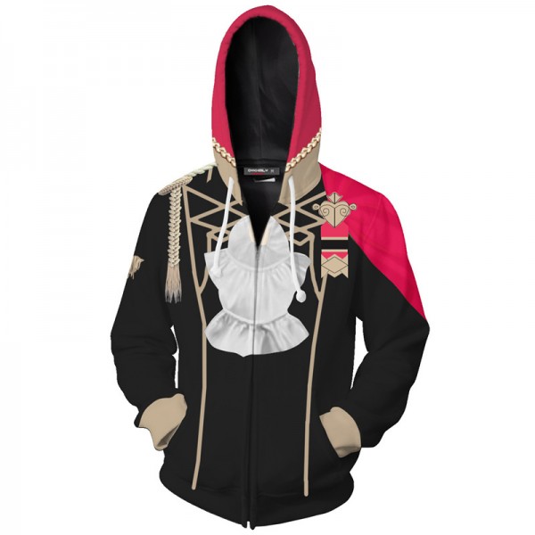 Fire Emblem: ThreeHouses Hoodies - Edelgard Von Fresberg Cosplay Zip Up Hoodie Jacket