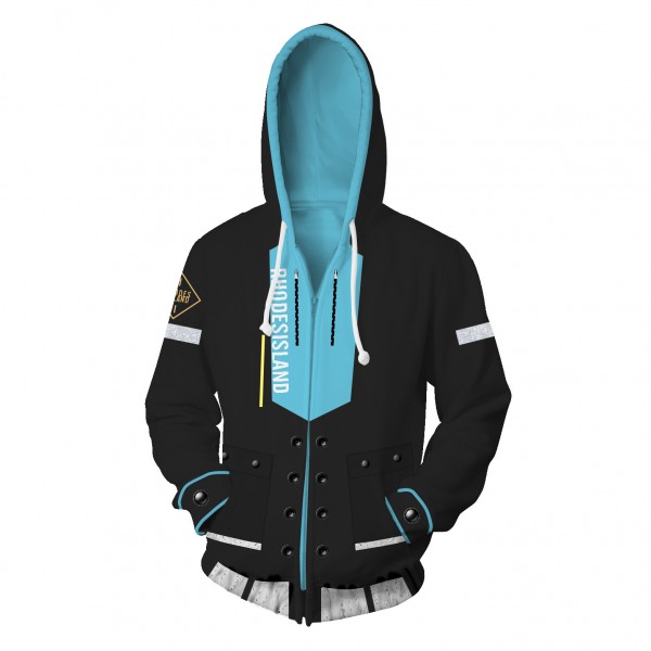 Arknights 3D Zip Up Hoodie Jacket Cosplay