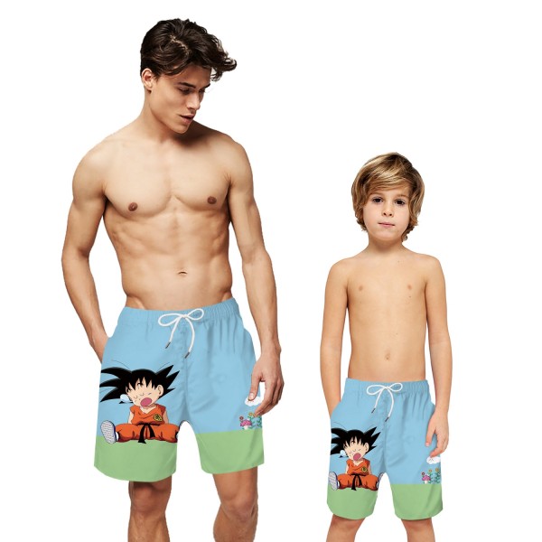 Dragon Ball Goku Swim Trunks Shorts Anime 3D Beach Shorts For Men Boys