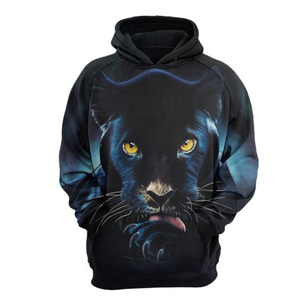 Black Panther 3D Hoodie Sweatshirt For Young Men