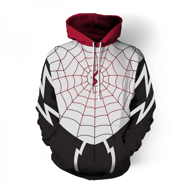 Spiderman Web 3D Cosplay Men's 3D Hoodie Sweatshirt