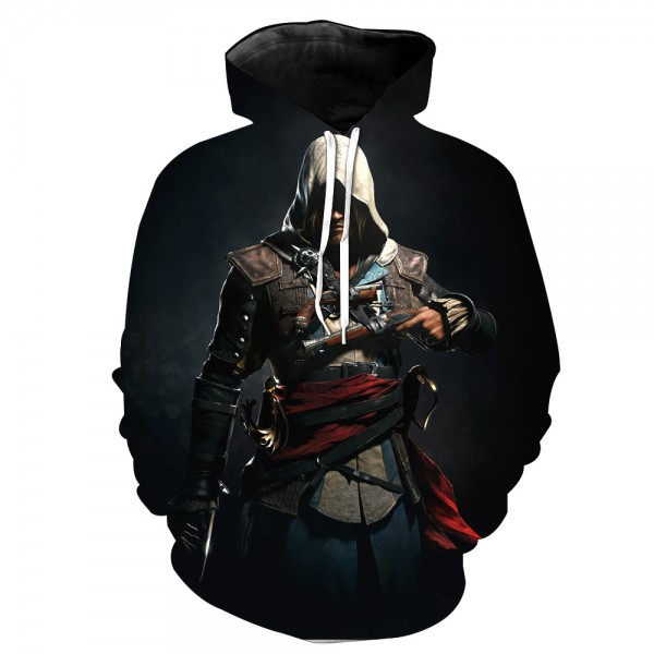 Assassin's Creed Printed 3D Hooded Sweatshirt For Men