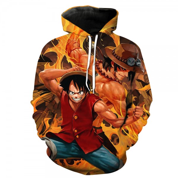 One Piece 3D Printed Hooded Sweater